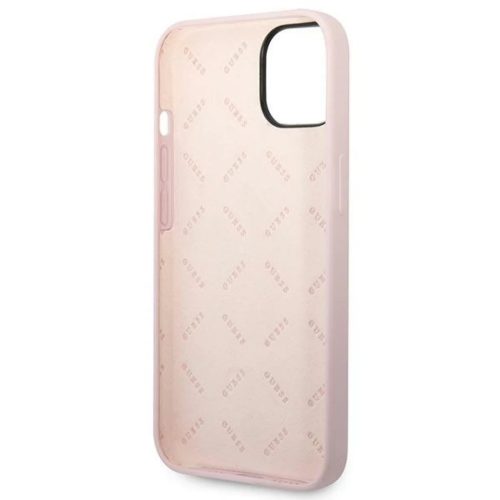 iPhone 14 Plus Guess Szilikon Triangle tok lila (GUHCP14MSLTGU)