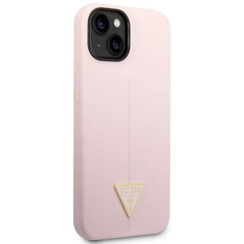 iPhone 14 Plus Guess Szilikon Triangle tok lila (GUHCP14MSLTGU)