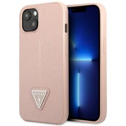   Guess GUHCP14MPSATLP iPhone 14 Plus 6,7 "pink / pink hardcase SaffianoTriangle Logo tok