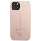 Guess GUHCP14MPSATLP iPhone 14 Plus 6,7 "pink / pink hardcase SaffianoTriangle Logo tok