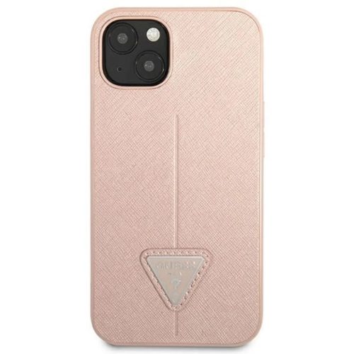 Guess GUHCP14MPSATLP iPhone 14 Plus 6,7 "pink / pink hardcase SaffianoTriangle Logo tok