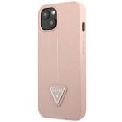 Guess GUHCP14MPSATLP iPhone 14 Plus 6,7 "pink / pink hardcase SaffianoTriangle Logo tok