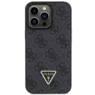 Guess GUHCP13LP4TDSCPK tok iPhone 13 Pro / 13 - Fekete Crossbody 4G Metal Logo