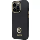 Guess GUHCP13LM4DGPK tok iPhone 13 Pro - fekete Szilikon Logó Strass 4G tok