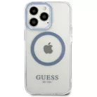 Guess Metal Outline MagSafe iPhone 13 Pro / iPhone 13 tok - kék