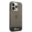 iPhone 14 Pro Max Guess PC/TPU Camera Outline Translucent tok fekete (GUHCP14XHGCOK)