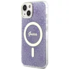 Guess 4G MagSafe tok iPhone 14 - lila