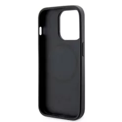   iPhone 14 Pro Max Guess PU G Cube MagSafe kompatibilis tok fekete