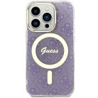 Guess GUHMP14LH4STU iPhone 14 Pro 6.1" lila/lila kemény tok 4G MagSafe