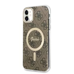   iPhone 11 Guess 4G IML MagSafe kompatibilis tok barna (GUHMN61H4STW)