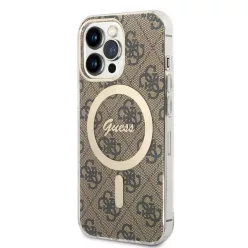 Guess IML 4G MagSafe tok iPhone 13 Pro-hoz barna