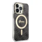 Guess IML 4G MagSafe tok iPhone 13 Pro-hoz fekete