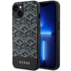  Guess GUHMP14MHGCFSEK iPhone 14 Plus 6.7" fekete/fekete keménytok G Cube Stripes MagSafe tok