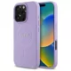 iPhone 16 Pro 6.3" lila/lila Guess GUHMP16LPSAHMCU keménytok Saffiano MagSafe tok
