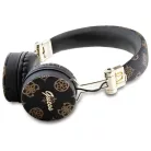 GUESS vezeték nélküli fejhallgató bluetooth ENC GUBH70EPOSMK (PU Peony Script kerek forma) fekete