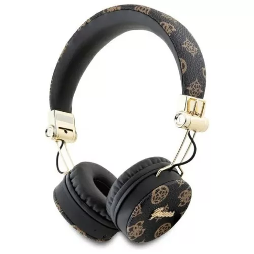GUESS vezeték nélküli fejhallgató bluetooth ENC GUBH70EPOSMK (PU Peony Script kerek forma) fekete