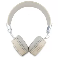   GUESS vezeték nélküli Bluetooth fejhallgató ENC GUBH70PGTSPSE (Klasszikus kerek forma) bézs,