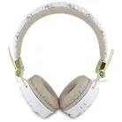 GUESS vezeték nélküli Bluetooth fejhallgató ENC GUBH70E4PTMH (PU 4G Háromszög Kerek Alakú) fehér