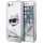 Karl Lagerfeld KLHCI8LNHCCS iPhone 7/8/SE 2020/2022 ezüst/ezüst keménytok Glitter Choupette Fej tok