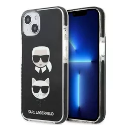   Karl Lagerfeld KLHCP13MTPE2TK iPhone 13 6,1" tok fekete Karl&Choupette Head