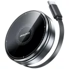 AWEI W27 3 az 1-ben indukciós töltő 15W USB-C kábellel Gyors töltés fekete
