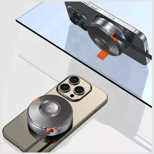 AWEI W27 3 az 1-ben indukciós töltő 15W USB-C kábellel Gyors töltés fekete