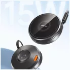 AWEI W27 3 az 1-ben indukciós töltő 15W USB-C kábellel Gyors töltés fekete