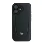 Mercedes Bőr Urban iPhone 16 tok - Fekete