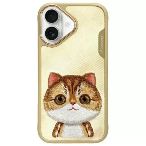 Nimmy Nagyszemű Kedvenc 2.0 Macska tok iPhone 16 - Zöld tok