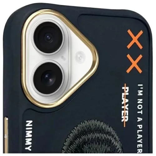 Nimmy Cool&Cute 2.0 Monkey tok iPhone 16 - fekete