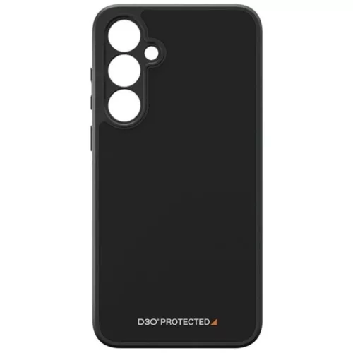PanzerGlass HardCase D3O® Bio és katonai minősítésű tok Samsung Galaxy A35 5G-hez - Átlátszó és Fekete tok