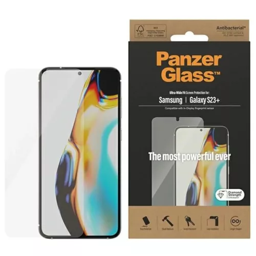 PanzerGlass Ultra-Wide Fit üvegfólia Samsung Galaxy S23+ készülékhez