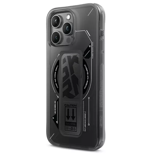 Skinarma tok Helio iPhone 16 Pro 6.3" Mágneses Töltés + Állvány fekete