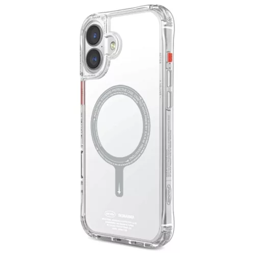 Skinarma Saido iPhone 16 6.1" mágneses töltésre alkalmas átlátszó tok