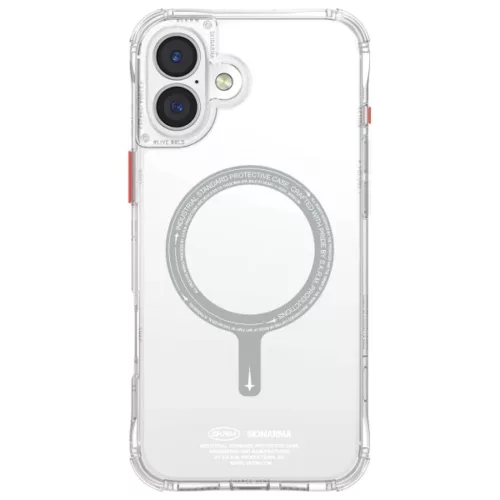 Skinarma Saido iPhone 16 6.1" mágneses töltésre alkalmas átlátszó tok