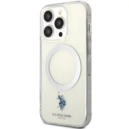 US Polo USHMP15XUCIT iPhone 15 Pro Max 6.7" átlátszó MagSafe Kollekció tok