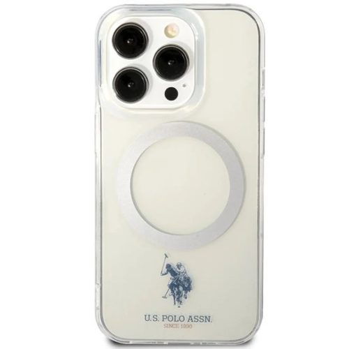 US Polo USHMP15XUCIT iPhone 15 Pro Max 6.7" átlátszó MagSafe Kollekció tok