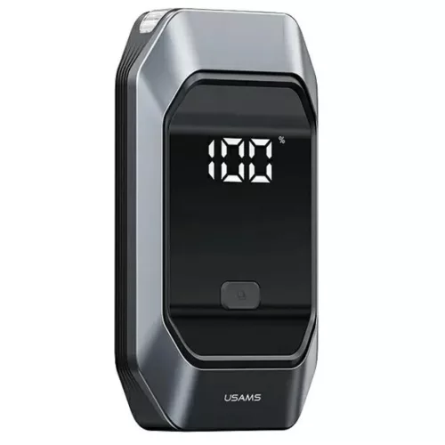 USAMS Jumpstarter Powerbank 8000mAh+ beépített zseblámpa fekete ZB284ZDB01 (US-ZB284)