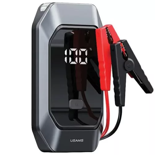 USAMS Jumpstarter Powerbank 8000mAh+ beépített zseblámpa fekete ZB284ZDB01 (US-ZB284)