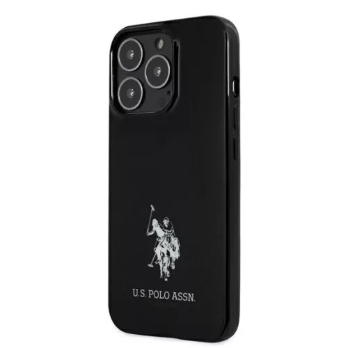 US Polo USHCP13XUMHK iPhone 13 Pro Max 6.7" fekete/fekete tok Horses Logo
