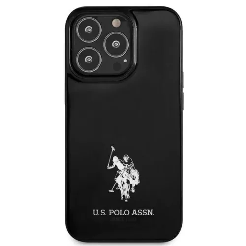 US Polo USHCP13XUMHK iPhone 13 Pro Max 6.7" fekete/fekete tok Horses Logo