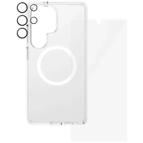 CARE by PanzerGlass Flagship 3in1 Tok + Üvegfólia + Lencsevédő Készlet Samsung Galaxy S25 Ultra számára