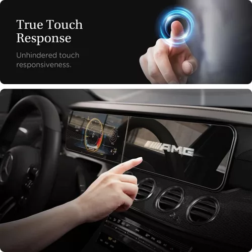 Spigen Glas.TR Ez Fit Kijelzővédő Üvegfólia Mercedes E-class 2020/2021