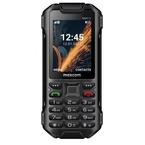 Mobiltelefon - MAXCOM MM 918L 4G FEKETE