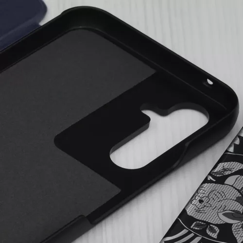 Techsuit - eFold sorozat - Samsung Galaxy A54 - Sötétkék tok