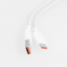 XIAOMI eredeti kábel USB A-ról Type-C-re 6A 1 m fehér tömeges