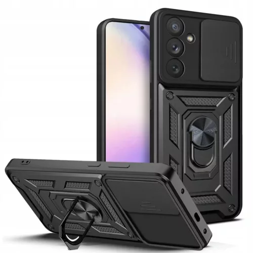 Techsuit - CamShield sorozat - Samsung Galaxy A54 - Fekete tok