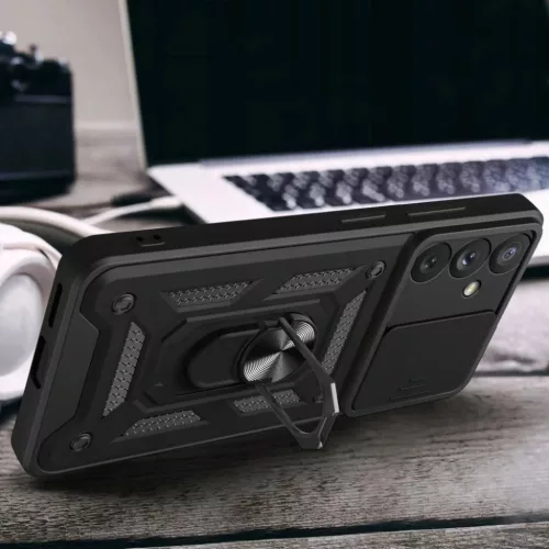 Techsuit - CamShield sorozat - Samsung Galaxy A54 - Fekete tok