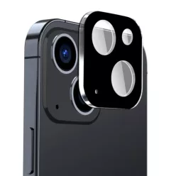   Techsuit - Teljes kameraüveg - iPhone 15 / iPhone 15 Plus - Fekete üvegfólia
