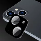 Techsuit - Teljes kameraüveg - iPhone 15 / iPhone 15 Plus - Fekete üvegfólia